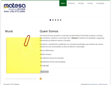 Tablet Screenshot of matesa.com.br